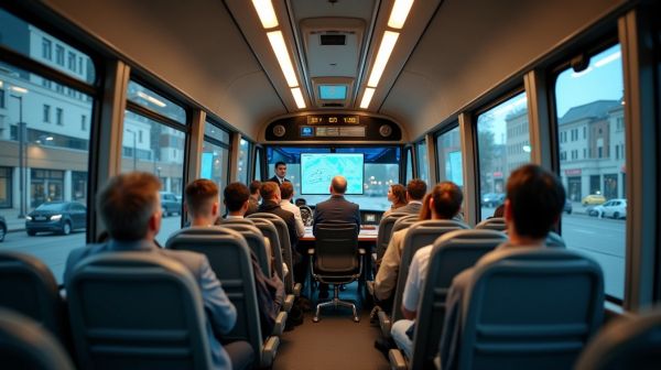 Organisez vos déplacements en groupe avec une location de bus avec chauffeur